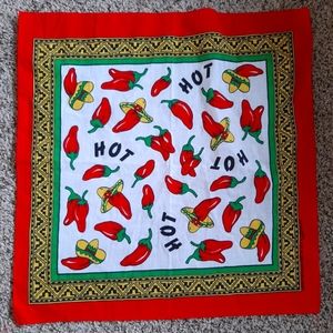 Vintage Hot Chili Pepper Bandana